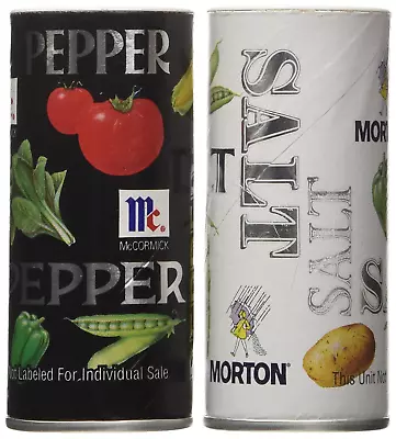 Morton's Salt  McCormick's Pepper Shakers Set. 5.25  Ounces  Pack 1 Count • $7.08