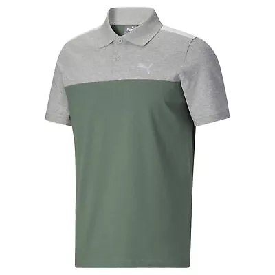 PUMA Men's Essential+ Block Polo • $21.99