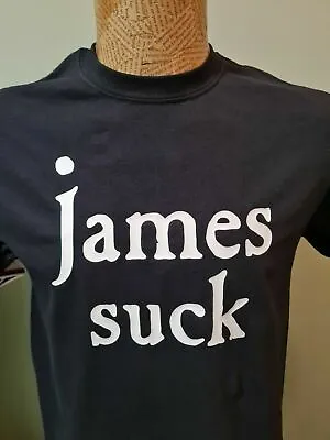 £12.99 • Buy James Suck The Band Tim Booth T Shirt 1990s Ironic Design Classic Madchester