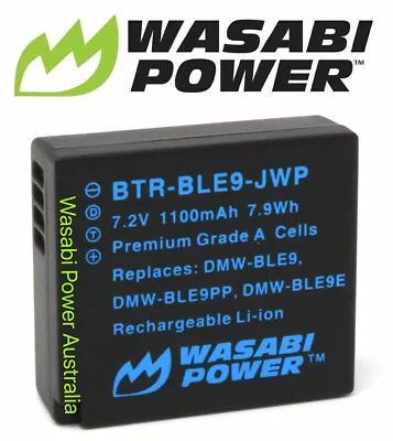 Wasabi Power Battery For Panasonic DMW-BLE9 DMW-BLG10 & Panasonic Lumix DMC-GF3 • $28.90