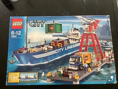 £199 • Buy LEGO City Harbour 7994 Complete Set With Instruction And Original Box