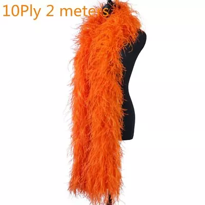 £77.16 • Buy Ostrich Feather Boa Dyed Plume Decorative Scarf 0.5 M 2 M For Party 10 20ply New