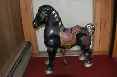 Antique 1940's Mobo Pressed Steel Metal Toy Riding Horse  By D. Sebel England • $349.99