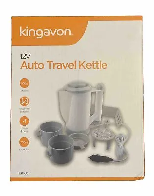 Travel Kettle Auto Travel Kettle Hot Water Coffee Tea Van Truck Boat Car Camping • £13.95