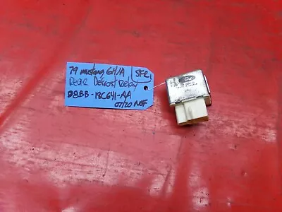 79 Ford Mustang Rear Window Defrost Defogger Relay Module Oem D8bb-18c641-aa • $15