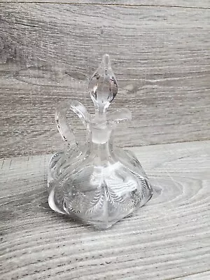 Vtg Clear Glass Cruet W/ Stopper  • $16.99