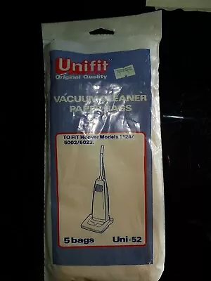 Unifit Vacuum Cleaner Paper Bags Hoover 1124 5002 6023   • £6.99