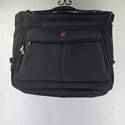 Swiss Army Victorinox Black 24 X 20 Side Straps Travel Suit Bag Garment Lugagge • $64.49