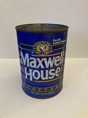 Vintage Maxwell House 1 Pound Coffee Tin Can - Empty - No Lid • $19.50