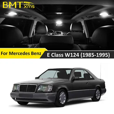 13x White LED Interior Light Kit For Mercedes Benz W124 1985-1995 +License Plate • $14.23