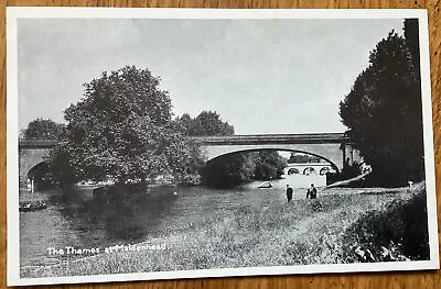 Maidenhead Bridges Over The Thames Vintage TVAP Postcard • £2.79