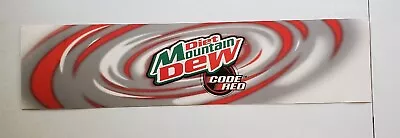 Vintage Diet Mountain Dew Code Red & LiveWire Laminated Cardstock Advertisement • $39.99