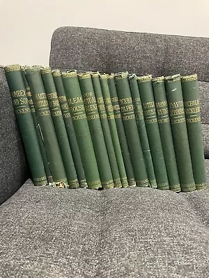 The Works Of Charles Dickens Household Edition Antique Books X 16 1870-1880 • £200
