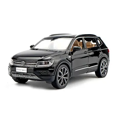 1/32 Scale All New Tiguan L Model Car Diecast Toy Cars Kids Toys For Boys Black • £17.99