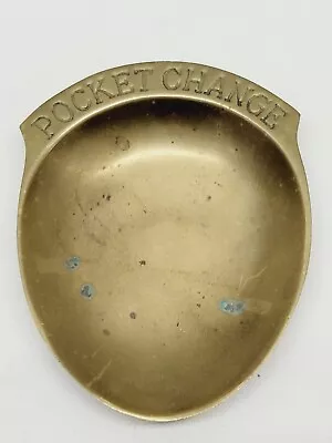 Vintage Solid Brass Pocket Change Holder Used • $16.79