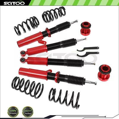 Scitoo Coilovers 4x F+R Adj Height Shocks For 2006-2009 VW MK5 Rabbit Jetta GTI • $216.99