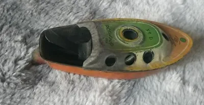 POP POP Boat Tin Metal Toy Litho Candle Steam Power Vintage 1950s Toy • $25