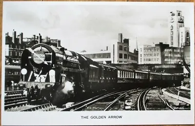 Golden Arrow Iron Duke Locomotive 1930s Realphoto Railroad Postcard-Paris-London • $9.99
