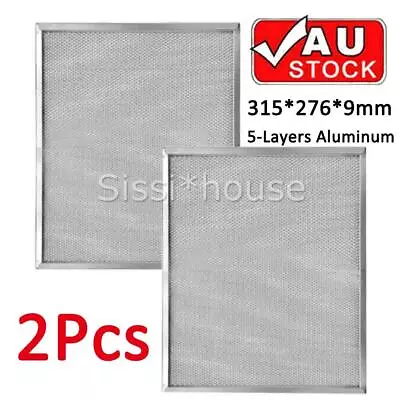 For CHEF A1290 Westinghouse Rangehood Filters 315 X 276 X 9mm PAIR Top Quality A • $25.99