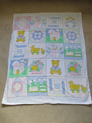 Vintage Late 1980s Cot/cot Bed Duvet Cover Polycotton - 41 X 51.5 Inches • £5