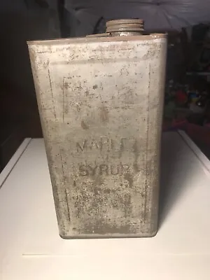 Vintage Embossed Maple Syrup Tin Can • $29.99