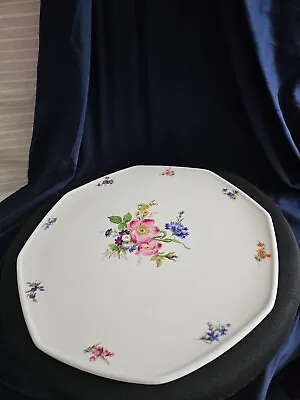 Vintage 12.5 Inch Heinrich Cake Plate A Subsidiary Of Villeroy In Boch. Quality! • $58