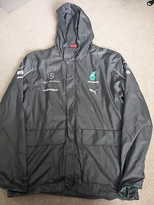 Mercedes AMG Petronas - Large-F1 Formula One - Rain Shower Jacket Coat - Light • £44.99