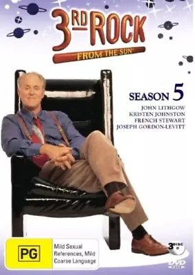 3rd Rock From The Sun : Season 5 (DVD 1996) John Lithgow Kristen Johnston • $14.95