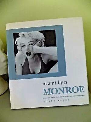 Marilyn Monroe By Roger Baker Hardback Book 1991 Over 150 Black / White Pictures • £8.99