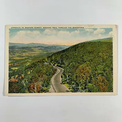 $4 • Buy Postcard Massachusetts Mohawk Trail MA Berkshires Summit 1930s Unposted 
