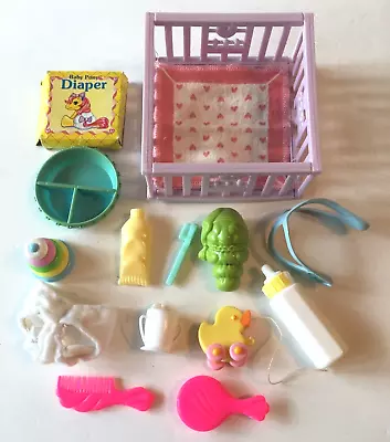 VTG G1 My Little Pony Lullaby Nursery Baby Accessories Toy Lot Of 15 Glow Worm + • $40