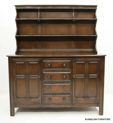 £397 • Buy Ercol Dresser With Shelves, Drawers, Cupboards Vintage Retro FREE UK Delivery*