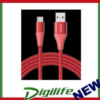 $49 • Buy Anker Powerline +ii Red A-c 6 Ft - Red Nylon A8463t91