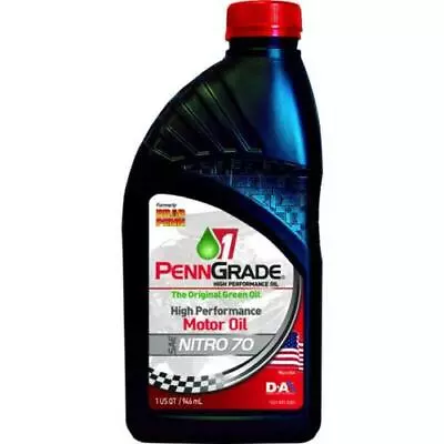 PennGrade 1 Engine Oil 71176; Nitro 70 70W 1 Quart Mineral ZDDP Enhanced • $17.39