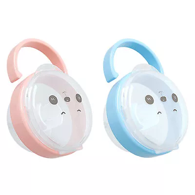 Protable Baby Soother Pacifier Dummy Storage Case Box Cover Holder Container • $7.67