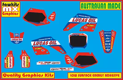 Honda Cr 125-250 2000-2001 Full Lucas Oil Mx Graphics Kit Sticker Kit Stickers • $219