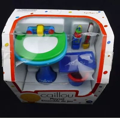 Caillou Doll Size Playset Ready For Bed Irwin Toy Sealed Box 2001  • $10.99