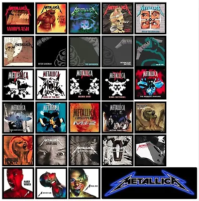 METALLICA 28 Pack Record/cd Singles Cover Artwork Discography MAGNETS Lot • $34.99