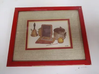 C.Don Ensor GOLDEN RULE DAYS Framed Matted Print Vintage Kentucky Artist • $20