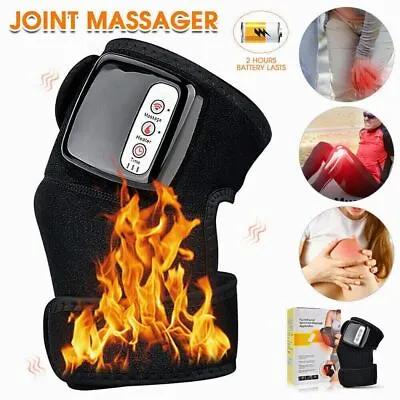 Electric Heating Leg Knee Massager Pad Brace Warm Arthritis Pain Relief Therapy • $9.99