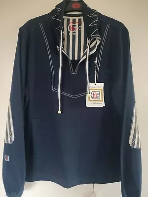 DEAL Navy NEW Cornish Style Smock Jacket/Top. Yachting-Sailing-Artist RRP £55.  • £25