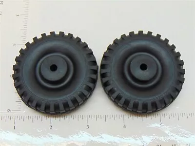 Pair Of Rubber Tonka Script Tire Toy Parts TKP-019-2  • $13