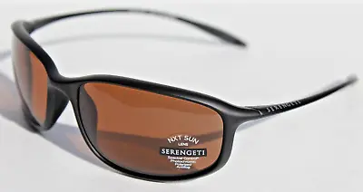 SERENGETI Sestriere POLARIZED Sunglasses Satin Black/PhD Drivers NEW 8107 Japan • $159.95