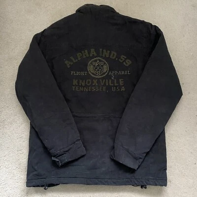 £54.99 • Buy Alpha Industries M-65 Field Jacket Military US Army Black Men's Medium