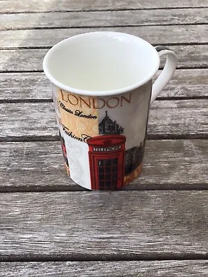 £4.89 • Buy White China “Classic London” Coffee Tea Mug Leonardo