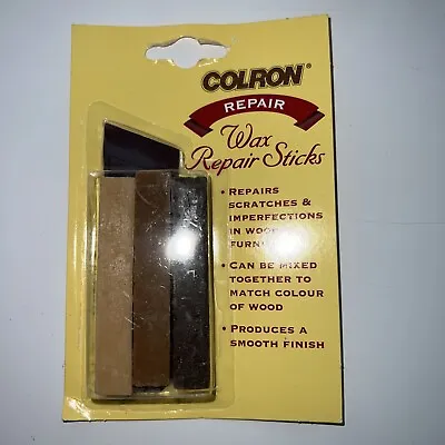 Colron Wax Sticks Repair Wax Sticks Repairs Scratches Imperfections Wood Smooth • £8.99