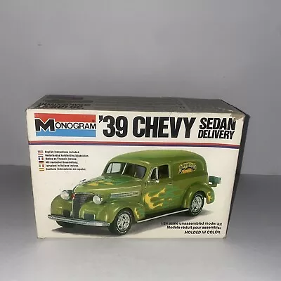 Monogram 2240 1/24 Scale 1939 Chevy Sedan Delivery Model Kit Open As Pictured • $51