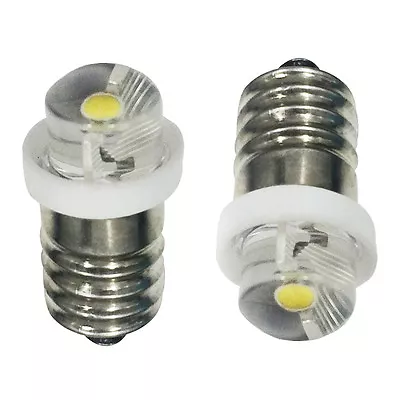 LED Upgraded Bulbs For Torch Flashlight P13.5S PR2 E10 3V 4.5V 6V 2/3/4 C/D 2X  • $8.39