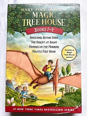 Magic Tree House Box Set Of Books 1-4 Poster BRAND NEW SEALED Mary Pope Osborne • $9.99
