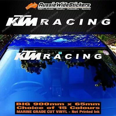 KTM Racing MX Motorbike Stickers Quad Bike Jet Ski Parts Accessories BIG 900mm  • $24.90